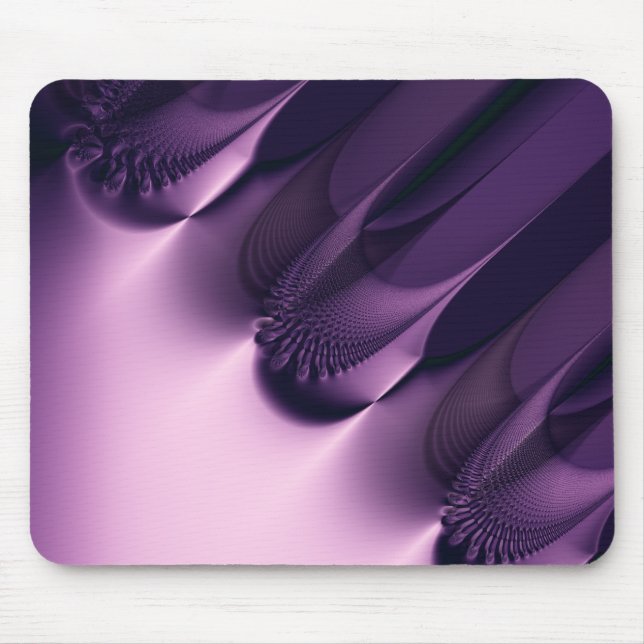 Elegance I · Fractal Art · Purple Mouse Pad (Front)