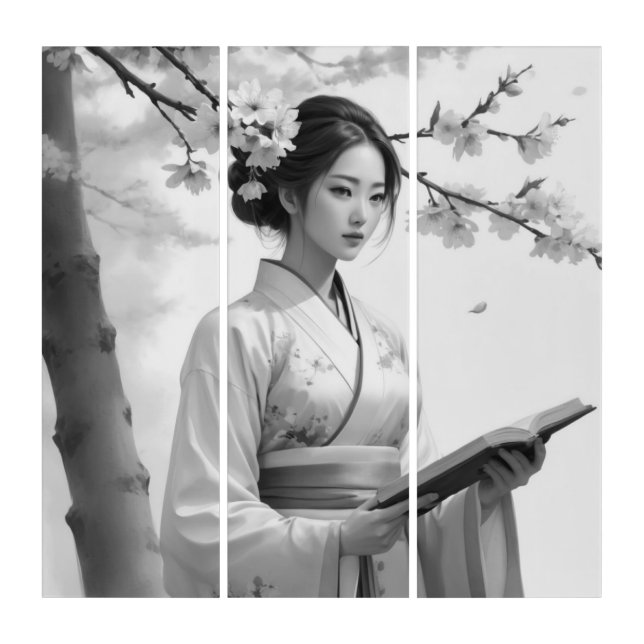 Elegance in Bloom Triptych (Front)