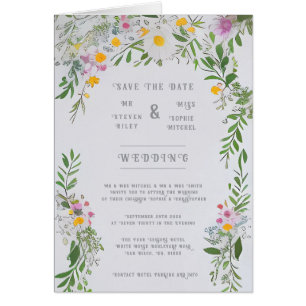Elegance in Bloom Wedding Collection Cards
