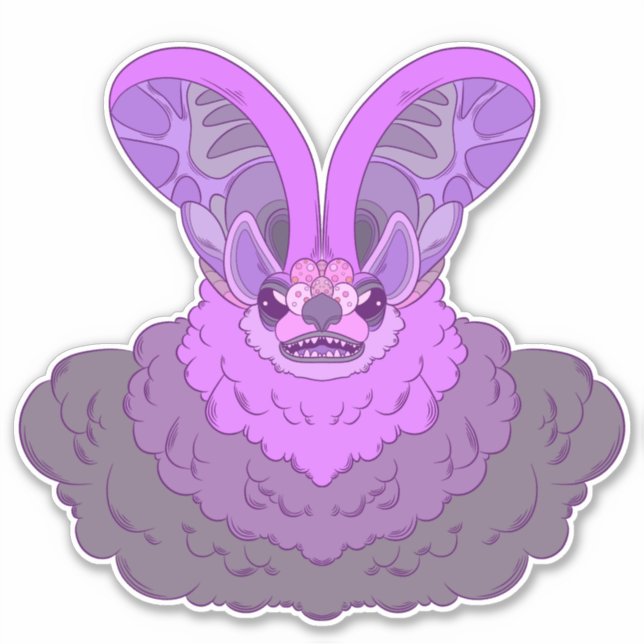 Elegance in Darkness Sticker (Front)