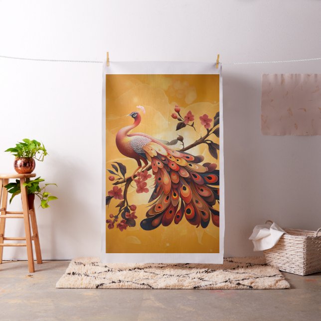 Elegance in feathers fabric (In Situ)