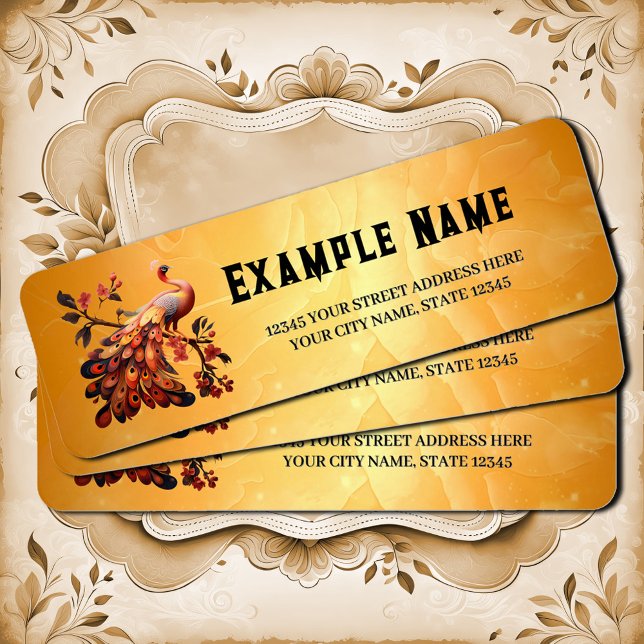 Elegance in feathers label (Creator Uploaded)