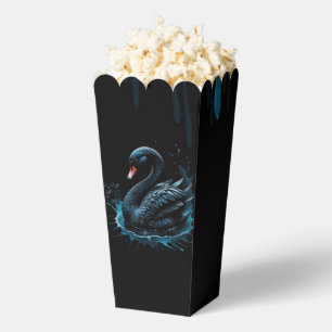 Elegance in motion, the black swan, favor boxes