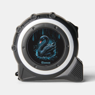 Elegance in motion, the black swan,  tape measure