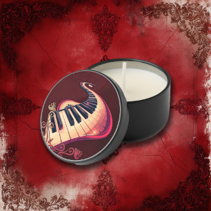 Elegance in motion, the curved piano. mini candle favors