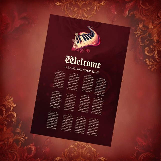 Elegance in motion, the curved piano.  poster (Creator Uploaded)