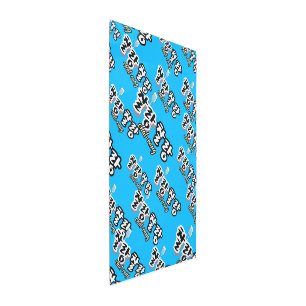 Elegance in overflowing harmony : "찰랑찰랑“chal-lang metal print