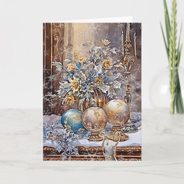 Elegance in Season's Splendor Card (Front)