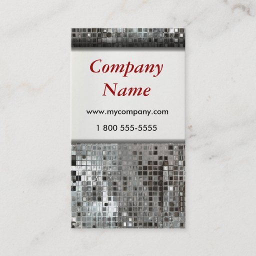Customizable Elegance In Sequins Business Cards