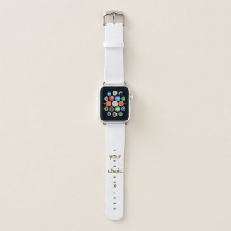 "Elegance is an Attitude". Apple Watch Band
