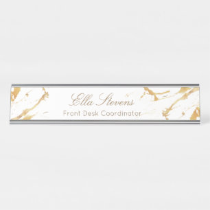 Elegance Marble Custom Nameplate
