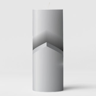 Elegance marble silver metallic candles