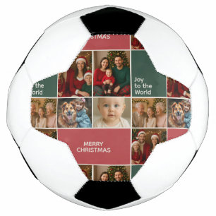 elegance mom dad baby Christmas Soccer Ball