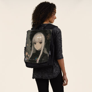 Elegance of the Midnight Blossom Maiden Premium Backpack