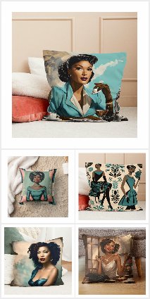 Elegance of Yesteryear Vintage Glamour Pillows