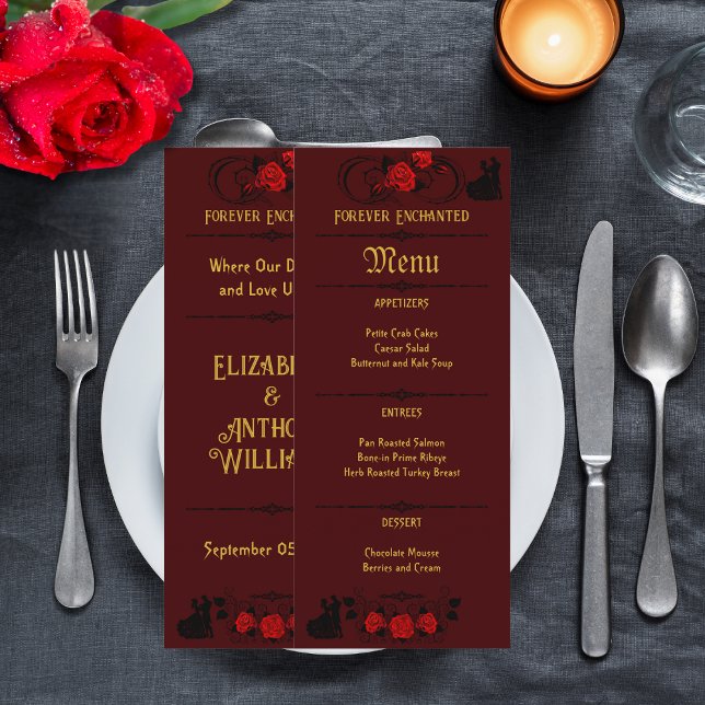 Elegance on a Plate: Customizable Wedding Menu (Creator Uploaded)
