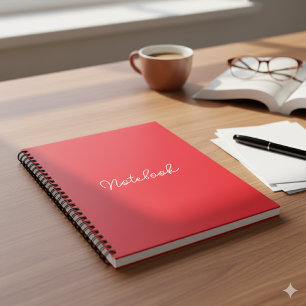 Elegance on Every Page: Branded 8.5" x 11"  Notebook