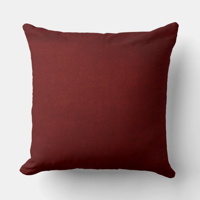 Elegance Paprika Throw Pillow (Front)