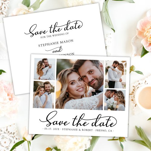 Elegance Photo Budget Wedding Save The Date Card