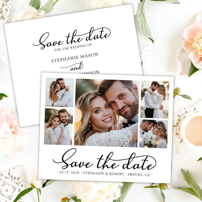 Elegance Photo Budget Wedding Save The Date Card (Creator Uploaded)