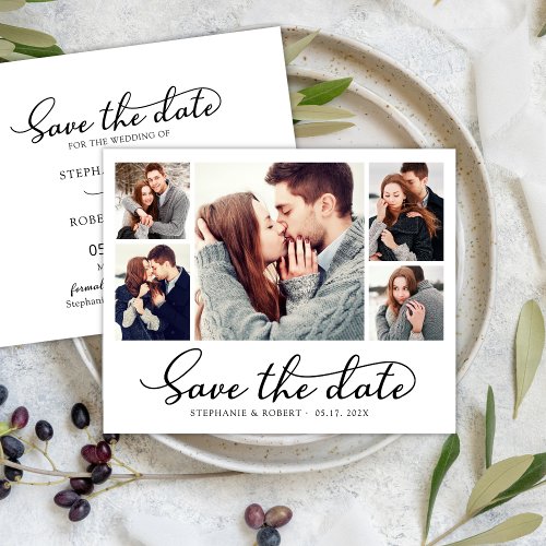 Elegance Photo Budget Wedding Save The Date Card