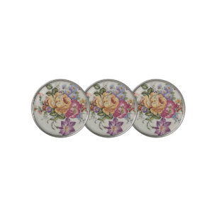 Elegance: Porcelain-Inspired Floral
Golf Markers
