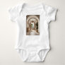 "Elegance Redefined: Abay Suit Design by Peaceful Baby Bodysuit