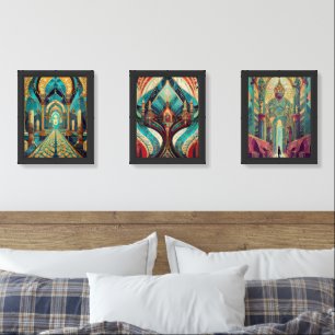Elegance Redefined: Art Deco Wall Art Collection Sets