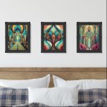 Elegance Redefined: Art Deco Wall Art Collection Wall Art Sets<br><div class="desc">Step into the opulent world of Art Deco with our exquisite Art Deco Wall Art collection. Each piece is a nod to the glamorous era of the 1920s and 1930s, characterized by bold geometric shapes, lavish ornamentation, and sleek lines. Transform your walls into a gallery of sophistication with these timeless...</div>