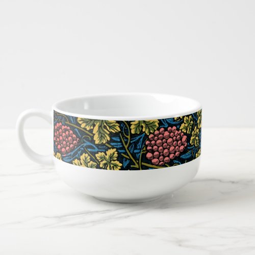 Elegance Revived William Morris Vine Artwork Soup Mug