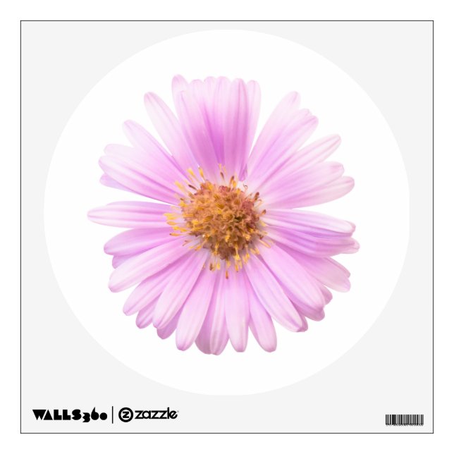 Elegance single flower wall decal (Front)
