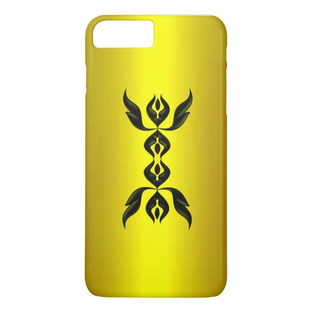Elegance Supreme in Black on Gold Case-Mate iPhone Case (Back)
