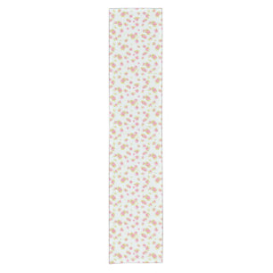 Elegance wallpaper pattern of pink roses 4 short table runner