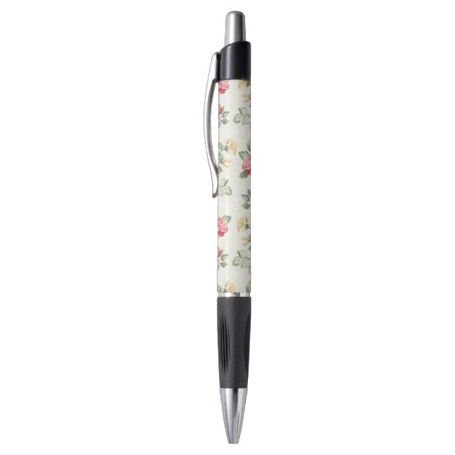 Elegance wallpaper pattern of pink roses pen (Top (Vertical))