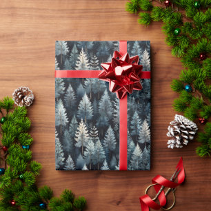Elegance Winter Forest Christmas Wrapping Paper