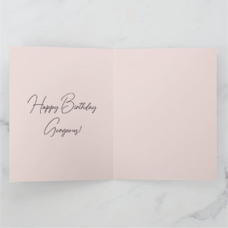 Elegance with a side of sass Birthday Card