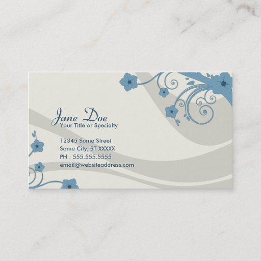 Customizable eleganceEssentials Business Card Template