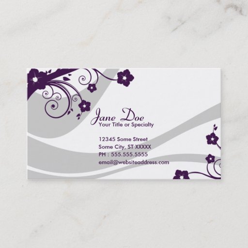Customizable eleganceEssentials Business Card Template
