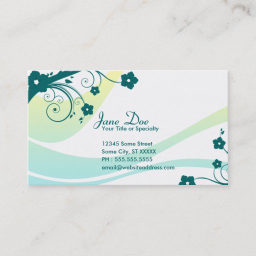 Customizable eleganceEssentials Business Card Templates