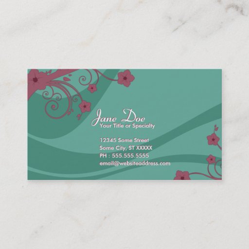 Customizable eleganceEssentials Business Card Templates