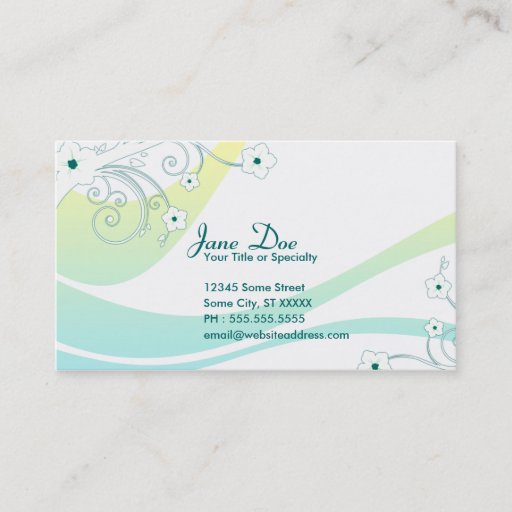 Customizable eleganceEssentials Business Cards