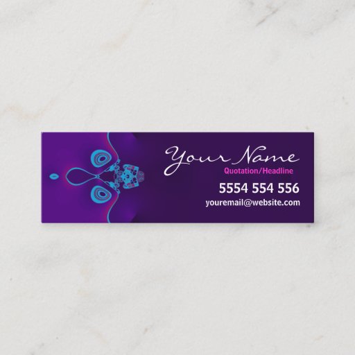 Customizable Elegano mini Business Card