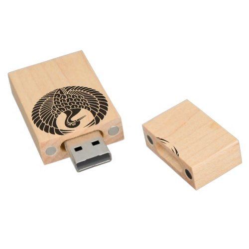 Elegant æéãä USB Stick _ Where Style Meets Utility Wood Flash Drive