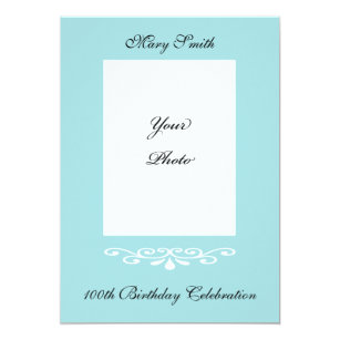 100 Year Old Birthday Invitations | Zazzle