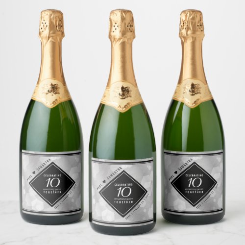 Elegant 10th Tin Wedding Anniversary Celebration