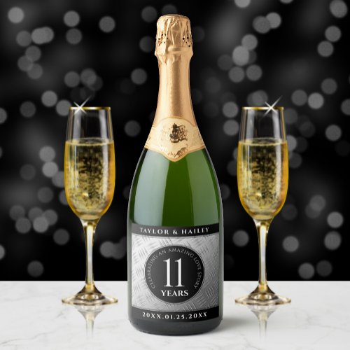 Elegant 11th Steel Wedding Anniversary Celebration