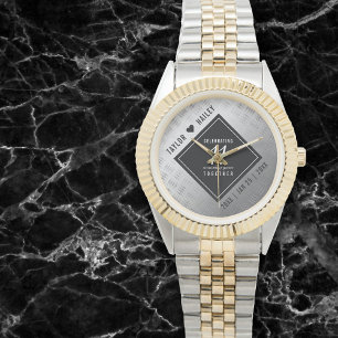 Elegant 11th Steel Wedding Anniversary Watch