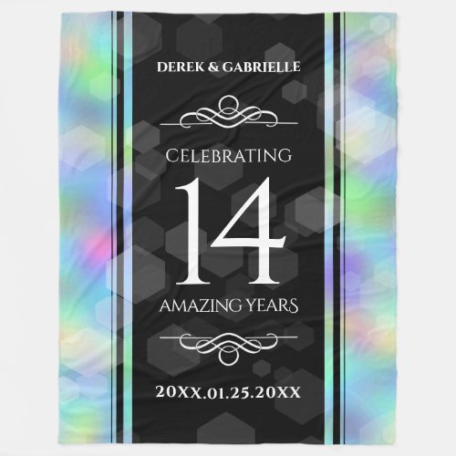 Elegant 14th Opal Wedding Anniversary Celebration