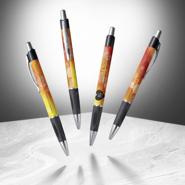 Elegant 16th Golden Topaz Wedding Anniversary Pen (Elegant 16th Golden Topaz Wedding Anniversary Pen Cover Photo)