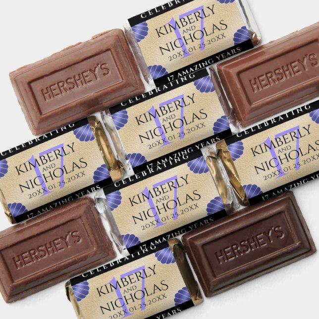 Elegant 17th Shells Wedding Anniversary Hershey's Miniatures (Assorted)